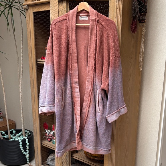 Free People Lola Ombre Sweatshirt Cardi - Picture 5 of 15